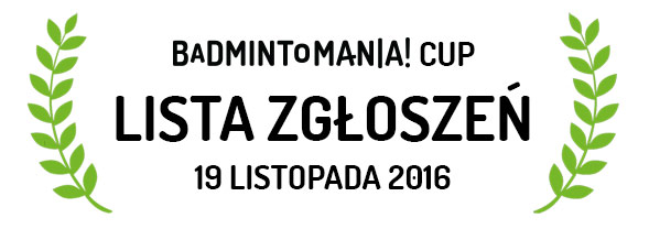 Turniej badmintona Warszawa Badmintomania! Cup