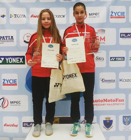 Asia i Marta na drugim miejsce w grze podwójnej na Grand Prix Gold w Przemyślu 
