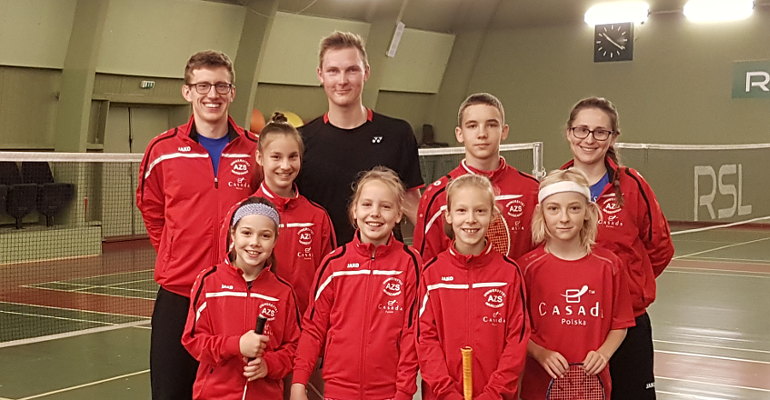 Obóz badmintona w Danii