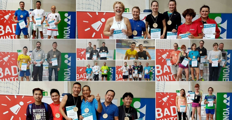 Wyniki turnieju badmintona w Warszawie - Badmintomania! Cup 29.10.2017
