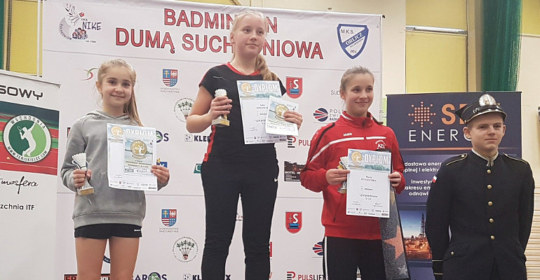Zawodnicy klubu badmintona AZS Uniwersytet Warszawski na Grand Prix Gold