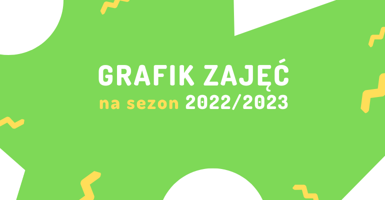 Grafik zajęć badmintona dla dorosłych i dzieci w Warszawie w sezonie 2022/2023
