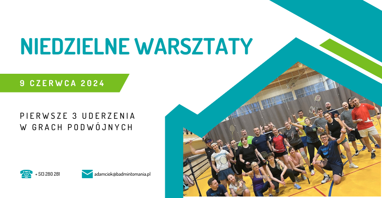 Niedzielne warsztaty badmintona w Warszawie na Wawelskiej